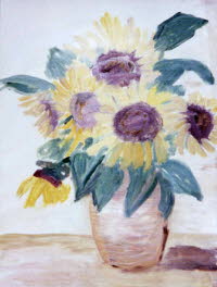 2004  Sonnenblumen 40x30 �l