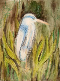 2008 Der blaue Vogel 40x30 �l