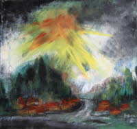 2009  Feuerhimmel 30x30 �l