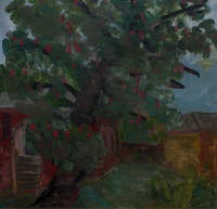 2012  Kastanie am Bahnhof 40x40 �l