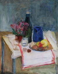 2012  Stilleben mit blauem Krug 80x60 �l