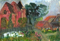 2015  Klostergarten Rehna 50x70 �l