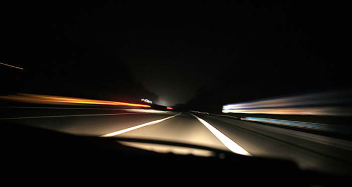 Nachts auf der Autobahn 3