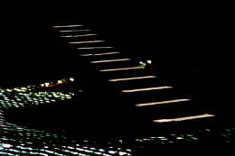 dunkle Treppe